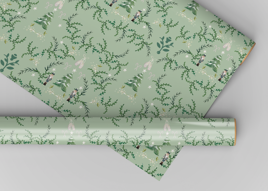 Nutcracker Whimsy Wrapping Paper